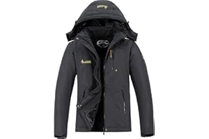 V.A.TOR 189 UNCO&BOROR Women Thermal Insulated Ski Jacket,Waterproof Windproof Coat with Hood for Hiking & Snowboarding