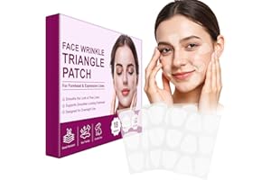 Forehead and Facial Wrinkle Patches, 162 PCS Anti Wrinkle Patches Overnight, Wrinkle Tape for Forehead, Smile Line, Under Eye