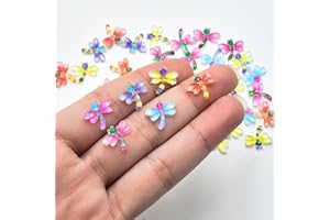HOMICO 50PCS Mini Dragonfly for Crafts Dollhouse Miniature Resin Tiny Dragonflies for Fairy Garden Dollhouse Micro Landscaping Decoration