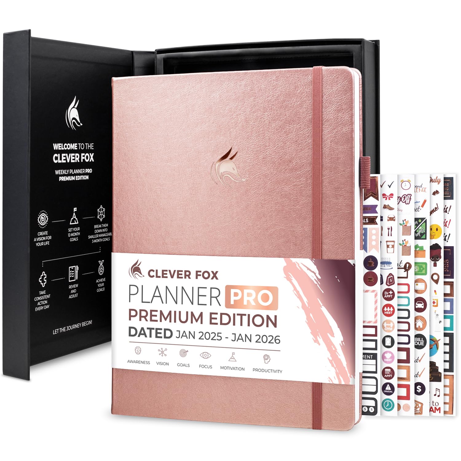 Clever Fox Planner PRO Premium Jan 2025 Jan 2026 Luxurious Weekly Clever fox planner pro premium jan 2025 jan 2026 luxurious weekly