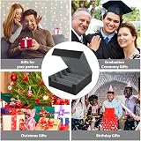 Aolso Trading Card Storage Box 2400+ Cards PU Leather Grey Quartuple Box view 6