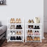 esonstyle 8 Tier Shoe Rack Tall Narrow 16-20 Pairs Space Saver Organiser view 5