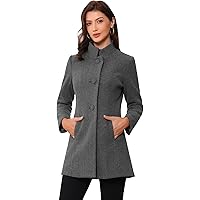 Amazon.com: Hanna Nikole Women's Double Breasted Wool Pea Coat