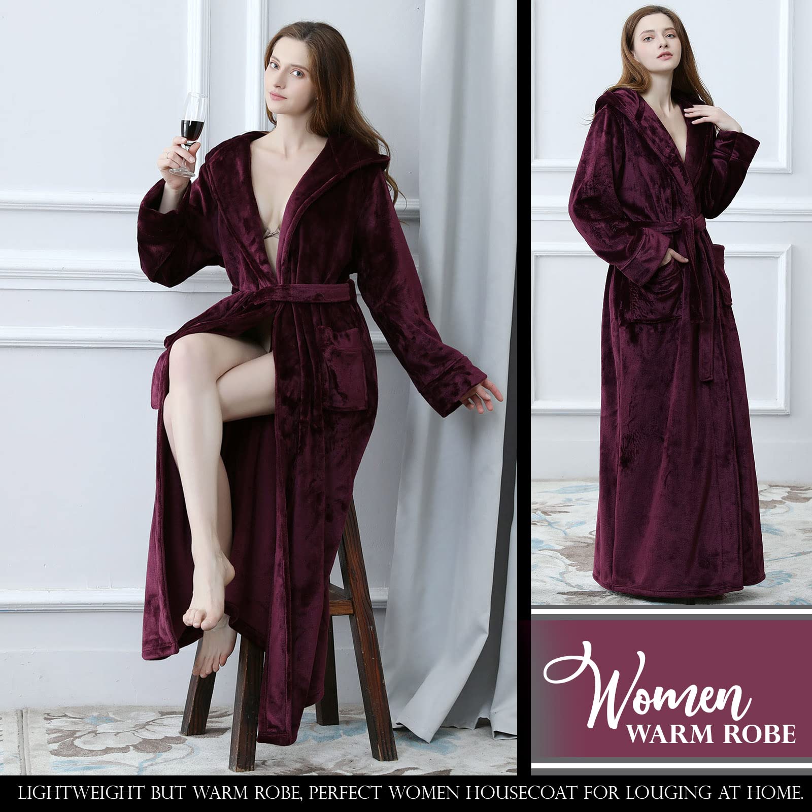 Hellomamma Long Hooded Robe
