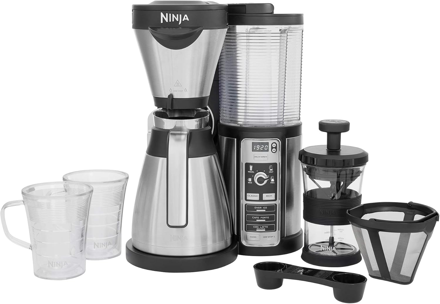 Ninja Coffee Bar [CF065UK] AutoiQ Brewer with Thermal Carafe Amazon