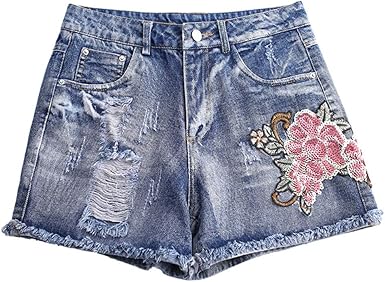 high rise short jeans