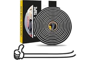 15ft Butyl Sealant Tape, 3/8'x3/8'x15ft Automotive Headlight Sealant, Black Butyl Seal Rubbber Tape for Car/RV Headlamps, Tai