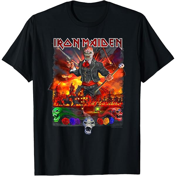 Amazon.com: Iron Maiden - Legacy Mexico Premium T-Shirt : Clothing