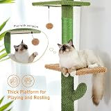 PAWZ Road Cactus Cat Tree Floor to Ceiling 239-275cm 5 Tiers view 5