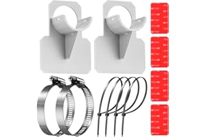 KULUIP 2PCS Swimming Pool Pipe Holders,Above Ground Pool Accessories,Pool Accessories,Pool Hoses for Above Ground Pools,Designed to Fit On Intex Pools,Preventing Pipes Sagging Accessory(Grey)