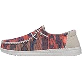 HEYDUDE Women's Wendy Crochet Fairhope Multi Size 10 | Women's Shoes | Women Slip-on Loafers | Comfortable & Light-Weight