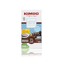 Kimbo Cialde Caffè Compostabili ESE – 120 Cialde – Espresso Decaf – 8 Confezioni da 15 Cialde