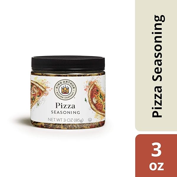 KING ARTHUR, PIZZA SEASONING, MADE IN USA, CERTIFIED KOSHER, 3 OUNCES