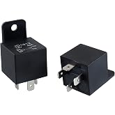 EPLZON JD1912 Relay 4 Pin 40A 12V SPST Car Truck Van Motorcycle Boat Relay (Pack of 2 pcs)