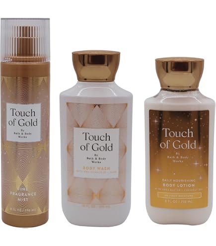 Amazon.com : Bath & Body Works Touch of Gold 2-Pack Moisturizing