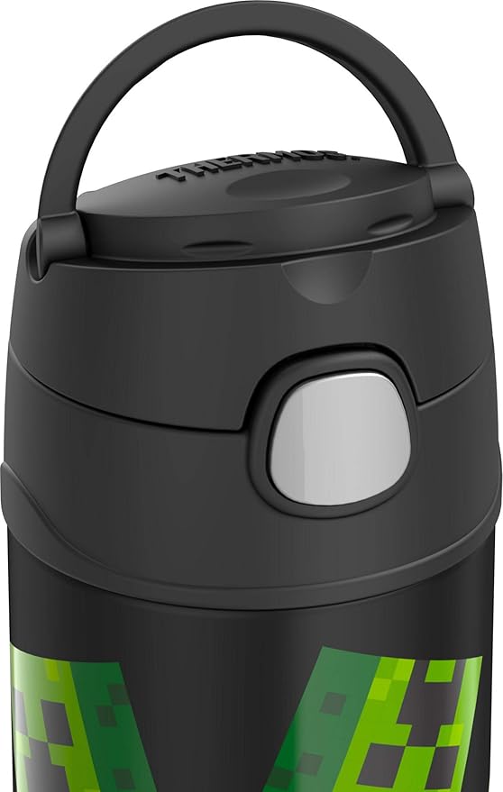 Thermos Funtainer 12 Ounce Bottle Dark Minecraft Amazon Co Uk Kitchen Home