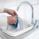 Beldray Collapsible Washing Up Bowl LA030191GRY Foldable Kitchen Basin view 4