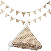 Oudain 2 Pcs Pennant Banner Flags Nursery Garland Triangle Bunting Flags Playroom Wall Decor Banner for Nursery Baby Shower Birthday Boho Wedding Party Event, Each 7.75 ft(Vivid Color)