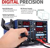 YIHUA 853D 3 in 1 SMD Hot Air Soldering Station UK Plug 0-15V 35V view 3