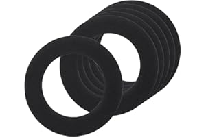 uxcell 6Pack Goof Rings for 3" Recessed Lights, 3" ID 4.7" OD Steel Flat Goof Trim Ring Can Light Cover Plate Flush Mount Can