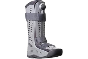 Ossur Rebound Air Walker Boot | Comfortable Walking Boot with Compression Straps & Air Pump Rocker Bottom | Walking Boot for Broken Foot, Walking Boot for Sprained Ankle (Low Top, Medium)