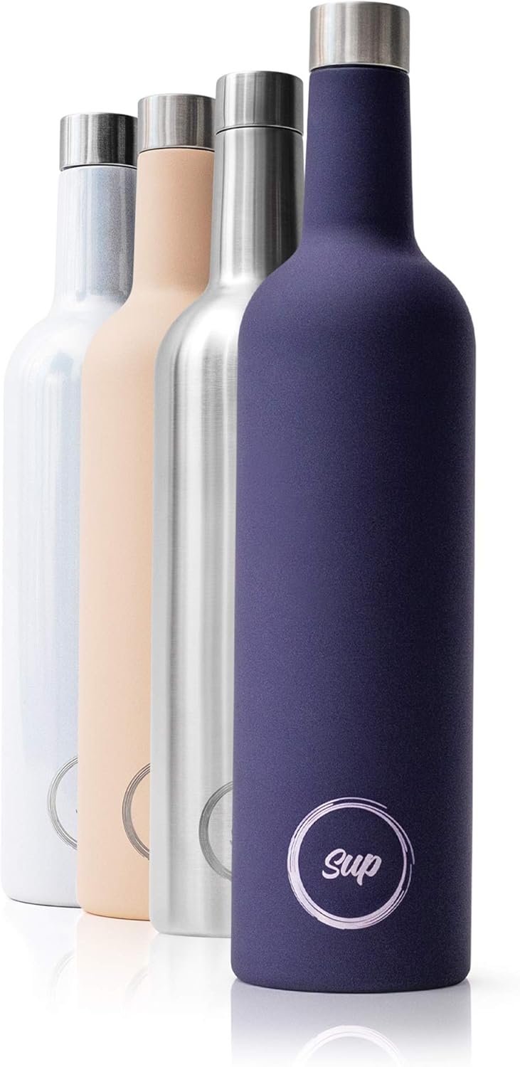 Sup Drinkwear Wine Cooler Bottle Stainless Steel Insulated Wine Bottle