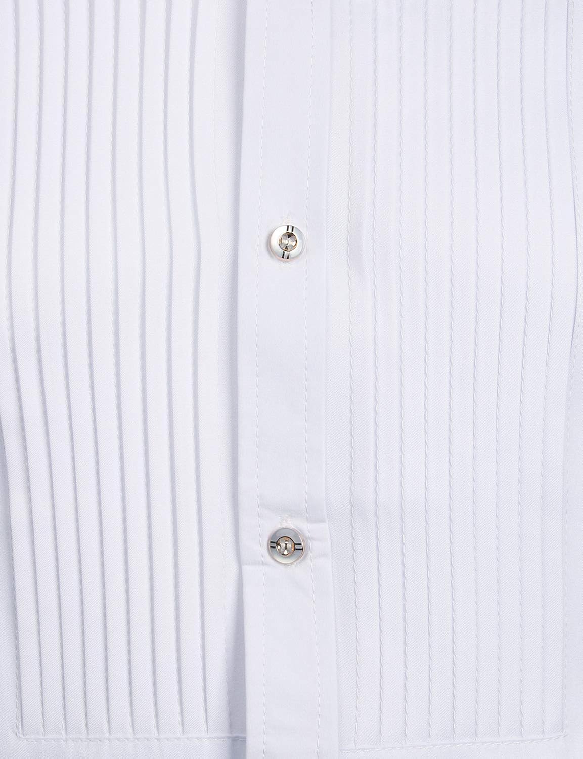 ZEROYAA Mens Slim Fit Long Sleeve Tuxedo Dress Shirts/Prom Performing Shirts at  Men’s Clothing store