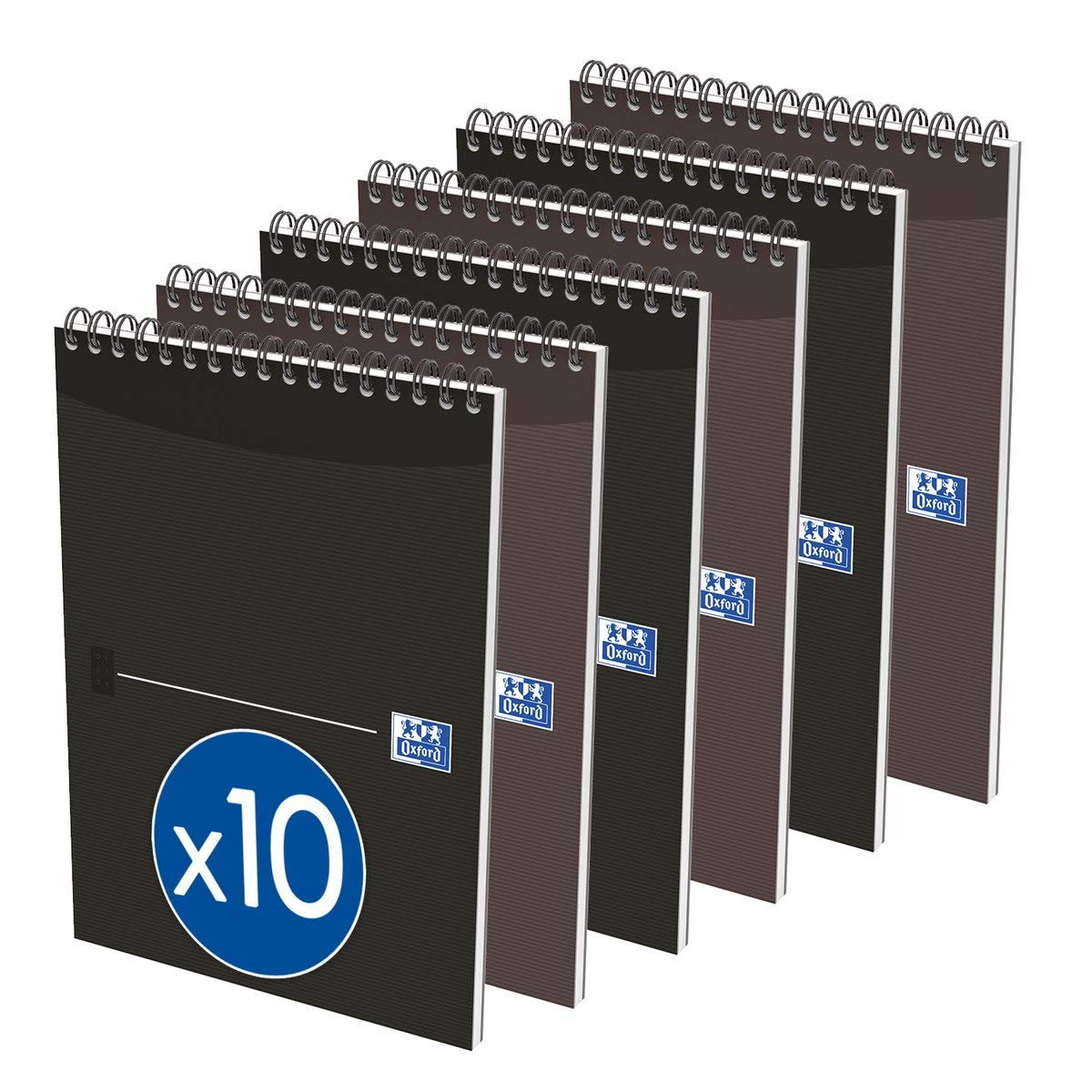 Oxford – 10 A5 Notepad 14.8 x 21 cm Assorted Colours — image 1