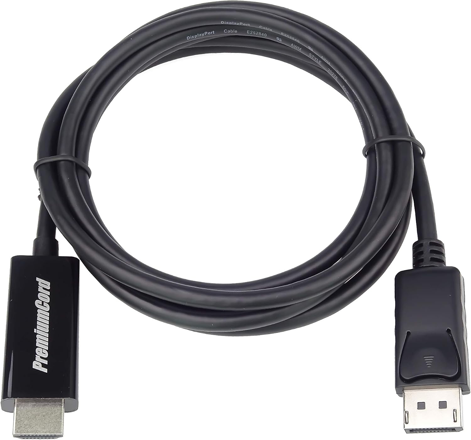 PremiumCord DisplayPort to HDMI M/M 2 m, DP to HDMI 1.3, up to 2.25 Gbps, Compatible with Video Full HD 1080p 60Hz, Black - Image 3