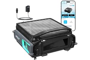 WYBOT F1 Solar Powered Automatic Robotic Pool Surface Skimmer, Long-Lasting Version for 24/7 Cleaning, 7L Large Debris Basket with 180μm Filtration, Works for All Pool Shapes–Above & In-Ground Pool