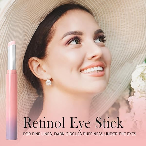 DARK CIRCLES UNDER EYE TREATMENT: RETINOL EYE CREAM UNDER EYE BRIGHTENER STICK FOR EYE BAGS WRINKLE DARK CIRCLE AND PUFFINESS – SUITABLE FOR WOMEN AND MEN