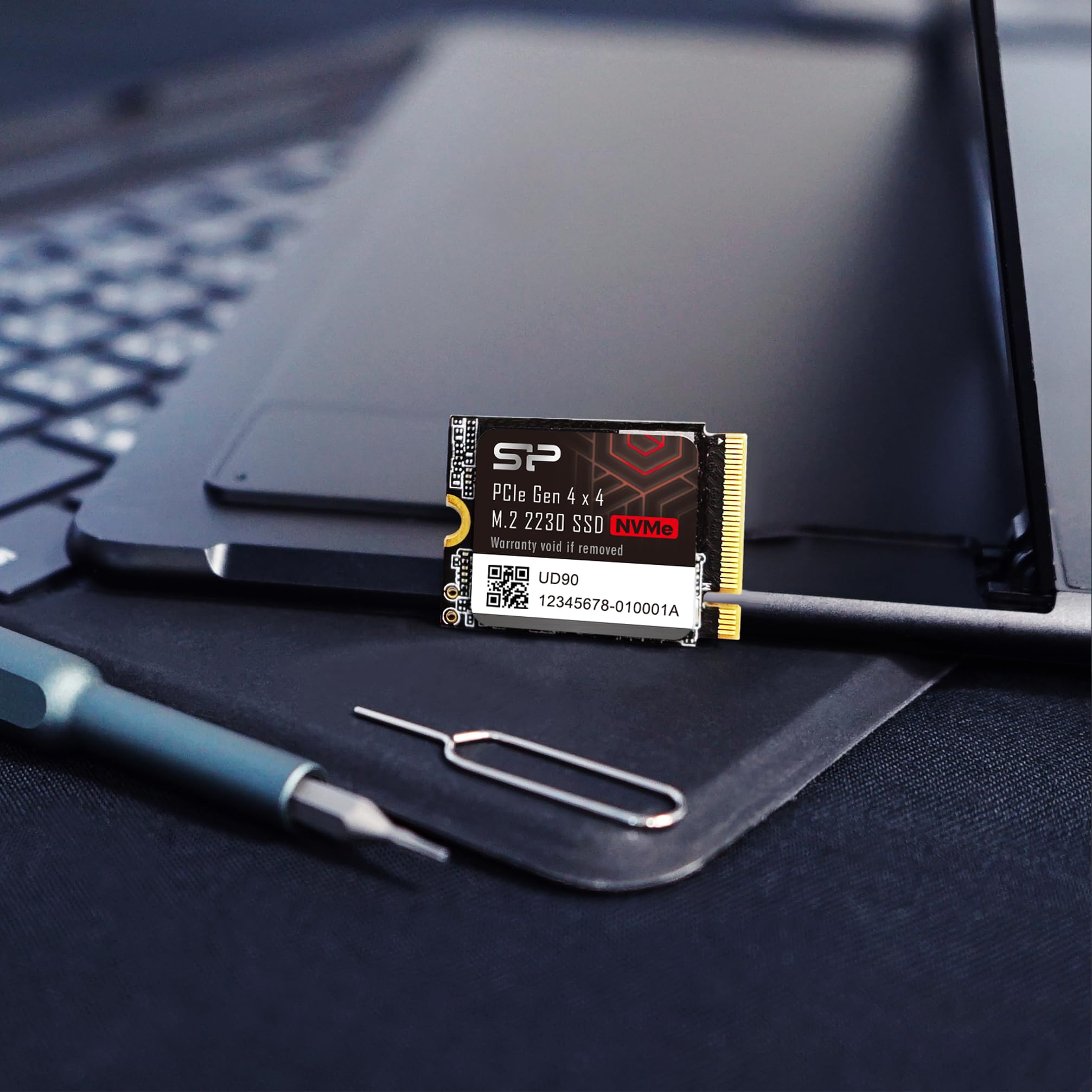 Silicon Power 2TB UD90 2230 NVMe 4.0 Gen4 PCIe M.2 SSD R/W up to 5,000/3,200MB/s Solid State Drive Compatible with Steam Deck (SU02KGBP44UD9007MM)