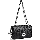 Travistar Quilted Crossbody Bags for Women - Small Leather Cross Body Shoulder Handbags Satchel Designer Evening Chain Purses
