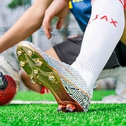 HESBITEUL Unisex Soccer Boots Shoes AG Cleats