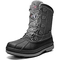Amazon.com | NORTIV 8 Men's Waterproof Winter Snow Boots,Size 8.5