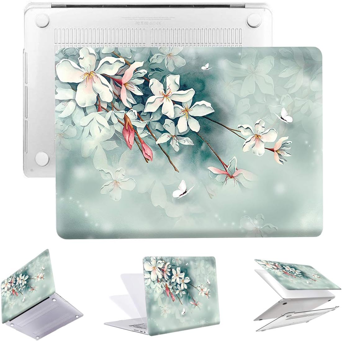 MacBook Pro 16 inch Case 2019 Release A2141 PapyHall Color Painting Plastic Hard Case for Newest MacBook Pro 16 inch with Touch Bar Touch ID Model: A2141 DZ-Flower