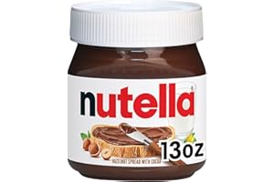 Nutella Hazelnut Spread With Cocoa For Breakfast, 13 Oz Jar
