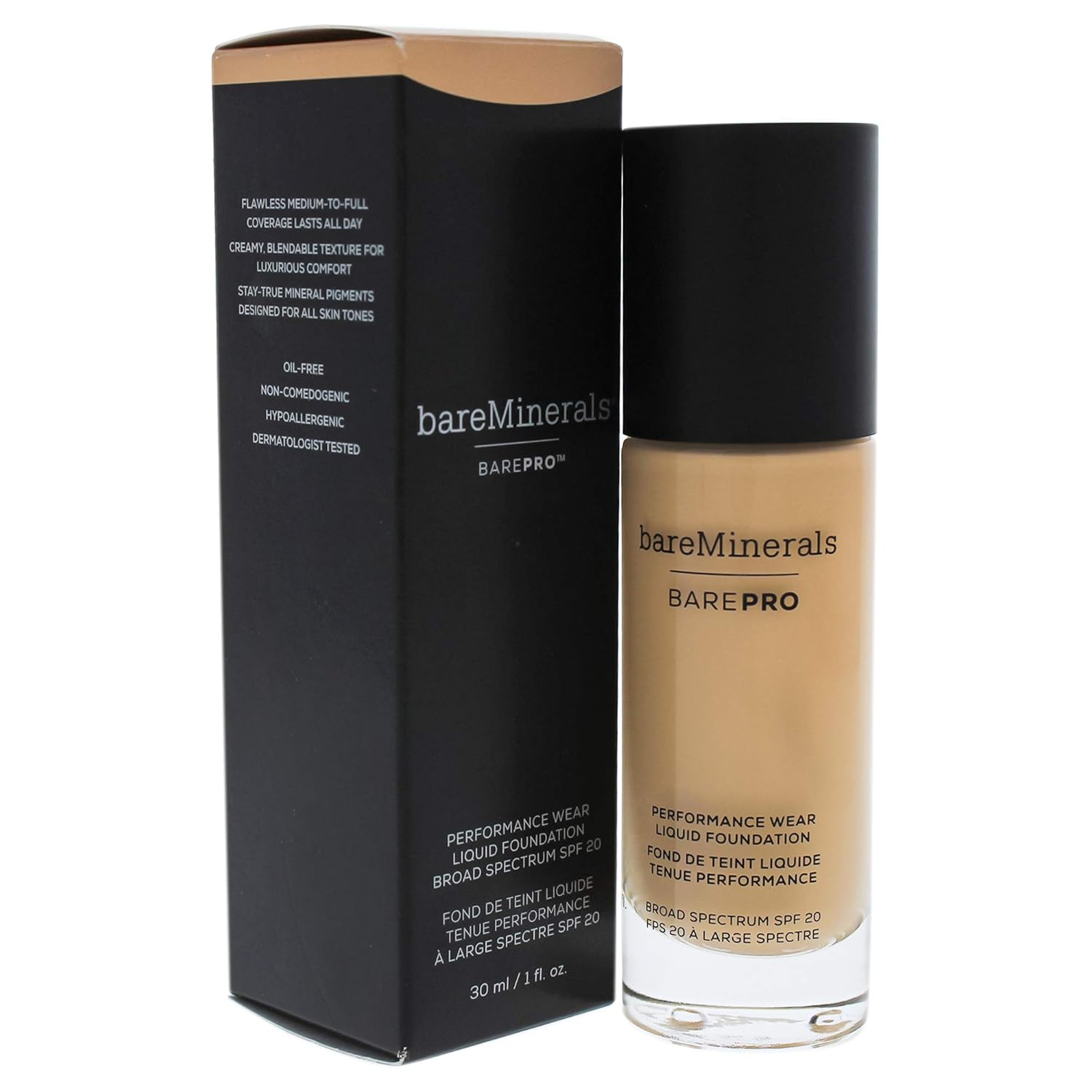 BAREPRO PERFORMANCE WEAR LIQUID FOUNDATION SPF 20 - No.11 Natural