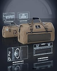 IRON JIA'S Motorcycle Dry Bag - Waterproof Duffle