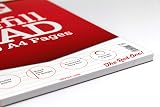 Silvine A4 Refill Pad 160 Pages 4 Hole Head Bound Pack of 5 White view 3