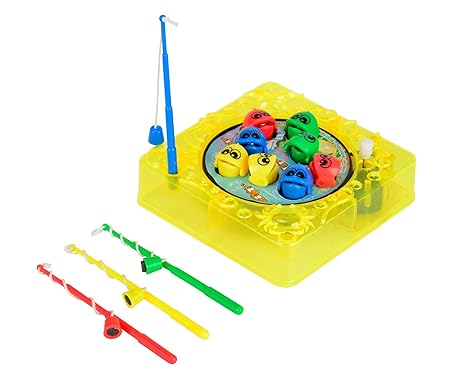 Simba 106062999 - Games and More, Angelspiel, 10x10 cm mit Aufziehfunktion, sortiert