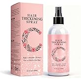 COSMTEK Hair Thickening & Volume Spray, Root Lifter for Fine Thin Hair, Instantly Thicker, Fuller, Keratin Repair Texturizing Spray for Women & Men - 8.5oz