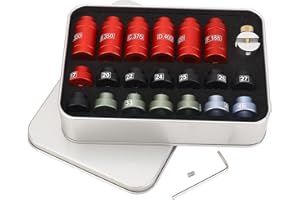 MOTOULAX Headspace Gauge Comparator Kit, Precise Measurement, Multifunctional Aluminum Alloy, to Rusting and Breakage, User F