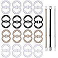 W-Plus Bra Strap Clips, Bra Clips to Make Racerback, Bra Strap Holders for Slip, Bra Strap Holder - Conceal Hide Straps - Cleavage Control