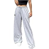 SHENHE Women's Baggy Sweatpants Star Print Drawstring Cinch Bottom Wide Leg Sweatpants
