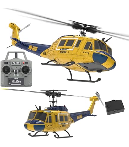 Ssccgym 315MM UH-1 Remote Control Helicopter Aircraft for Adults