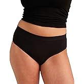 saalt Reusable Period Underwear - Comfortable, Thin, and Keeps You Dry from All Leaks (Cotton, Brief)