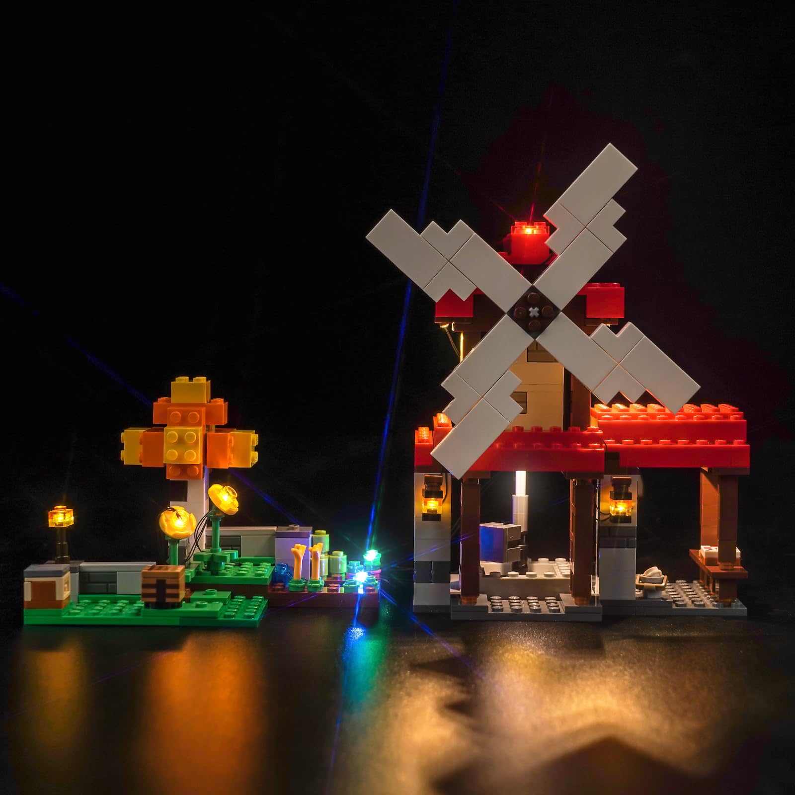 Led Light Set Compatible with Lego The Windmill Farm 21262 (No Lego), Decoration Lighting Set Compatible with Lego The Windmill Farm Creative Toys — image 1