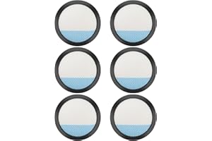 Kaulolado 18V ONE + Cordless Pet Stick Vacuum Filter for Ryobi, PCL720, PBLSV716, PBLSV717 Stick Vacuum, Reusable Washable Filters, Compare to Part A32SV720N, 6 Pack