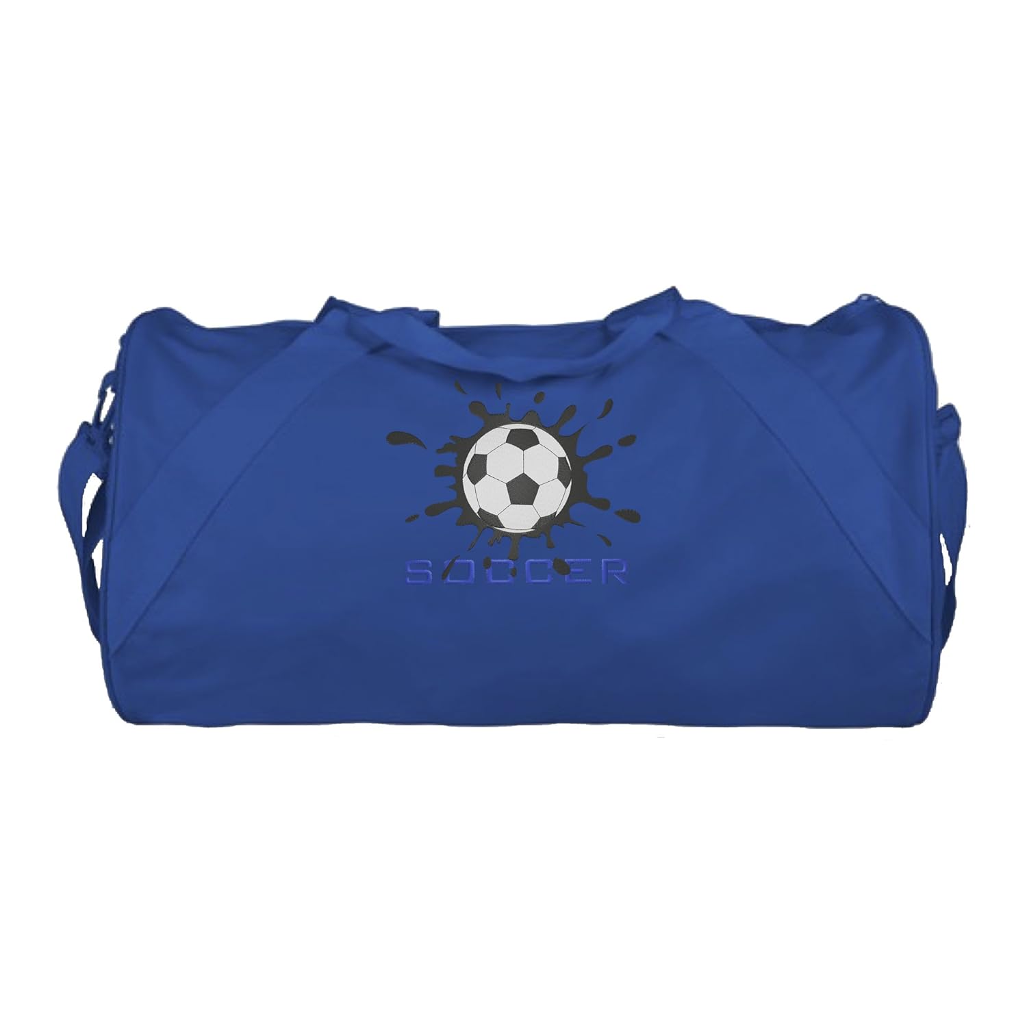 新しいコレクション 品質耐久性ダッフル名前サッカーsplatデザインpersonalized刺繍 B01n5gztc2 ロイヤルブルー 限定価格セール Www Gzfric Com